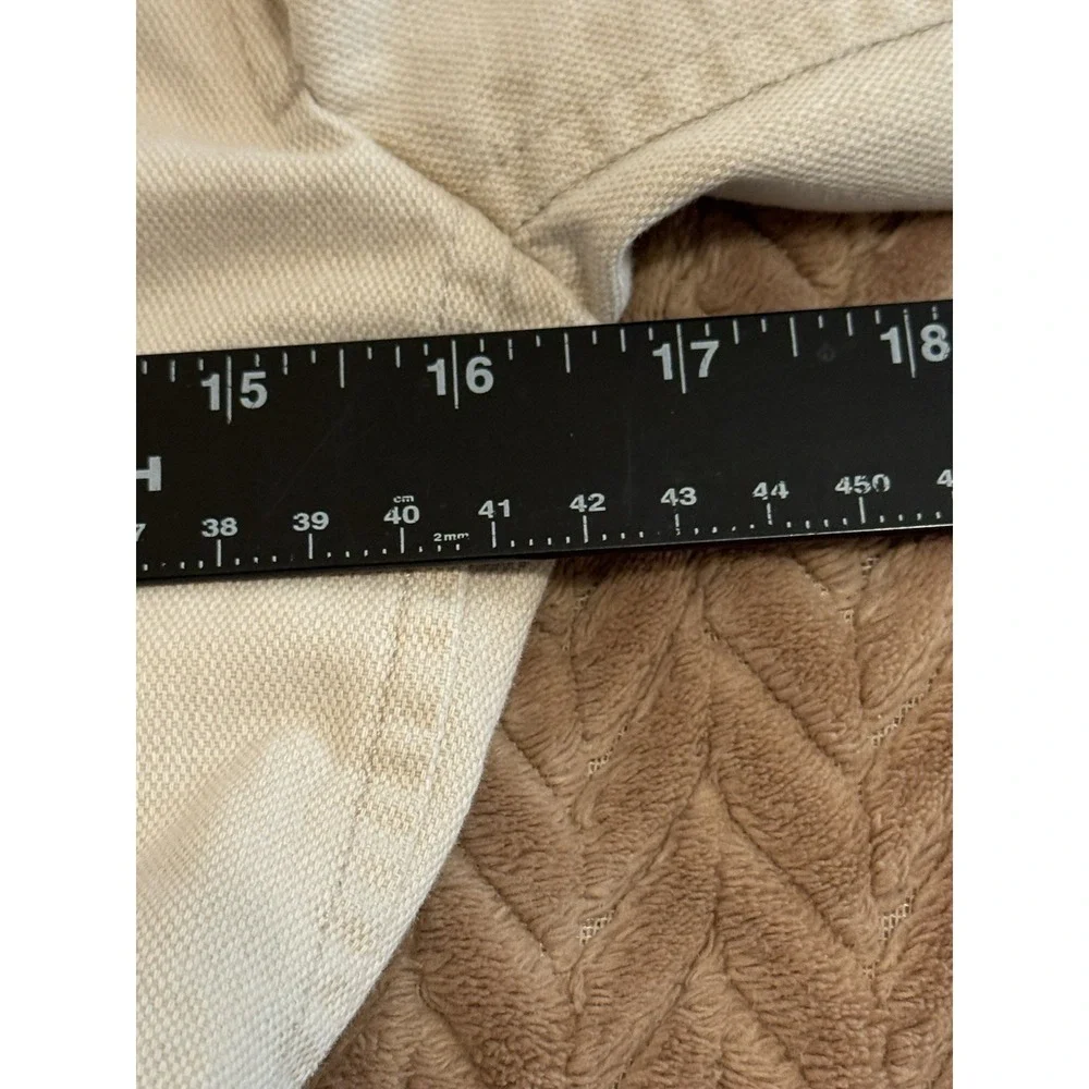 Old Navy Womens S Double Breasted Coat With Belt Rain Beige Streetwear 90's Y2K - Picture 5 of 9